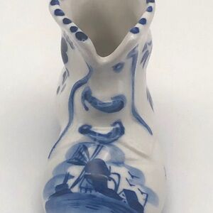 Blue and White Delft Shoe